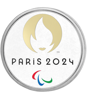 Médaillon Emblème Jeux Paralympiques Paris 2024