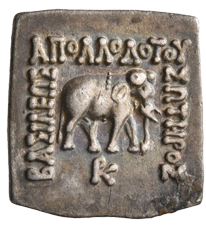 Drachme indo-grec «Apollodotes Ier» 