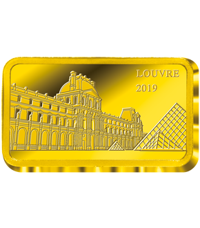 Lingot du Patrimoine «Louvre» en or le plus pur