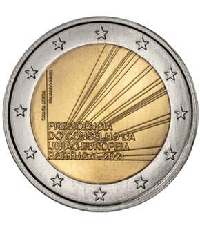 Monnaie de 2 Euros «Présidence de l'Union européenne» Portugal 2021