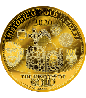 Monnaie en or le plus pur "Bijoux historiques en or"