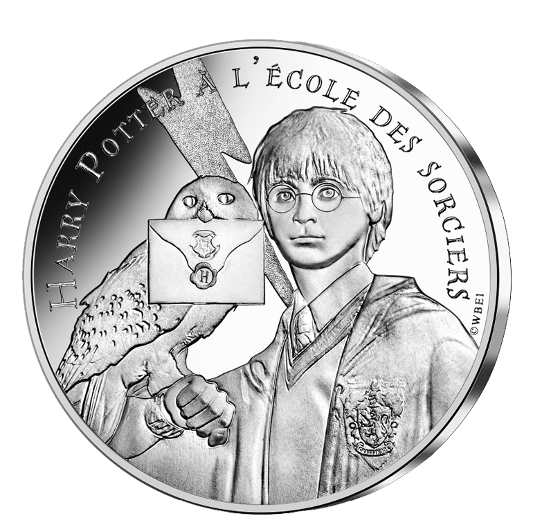Collection des monnaies françaises en argent «Harry Potter - 20ème anniversaire du premier film»