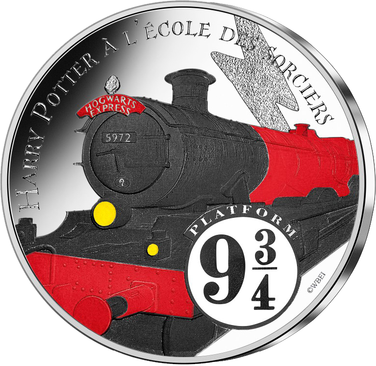 Monnaie officielle de 10 Euros en argent «Harry Potter à l'école des sorciers  2/18» 2021