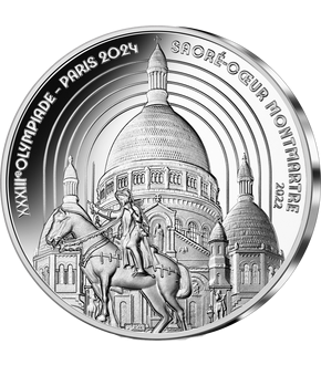 Monnaies or & argent purs «PARIS 2024 - Série Héritage: Montmartre» 2022