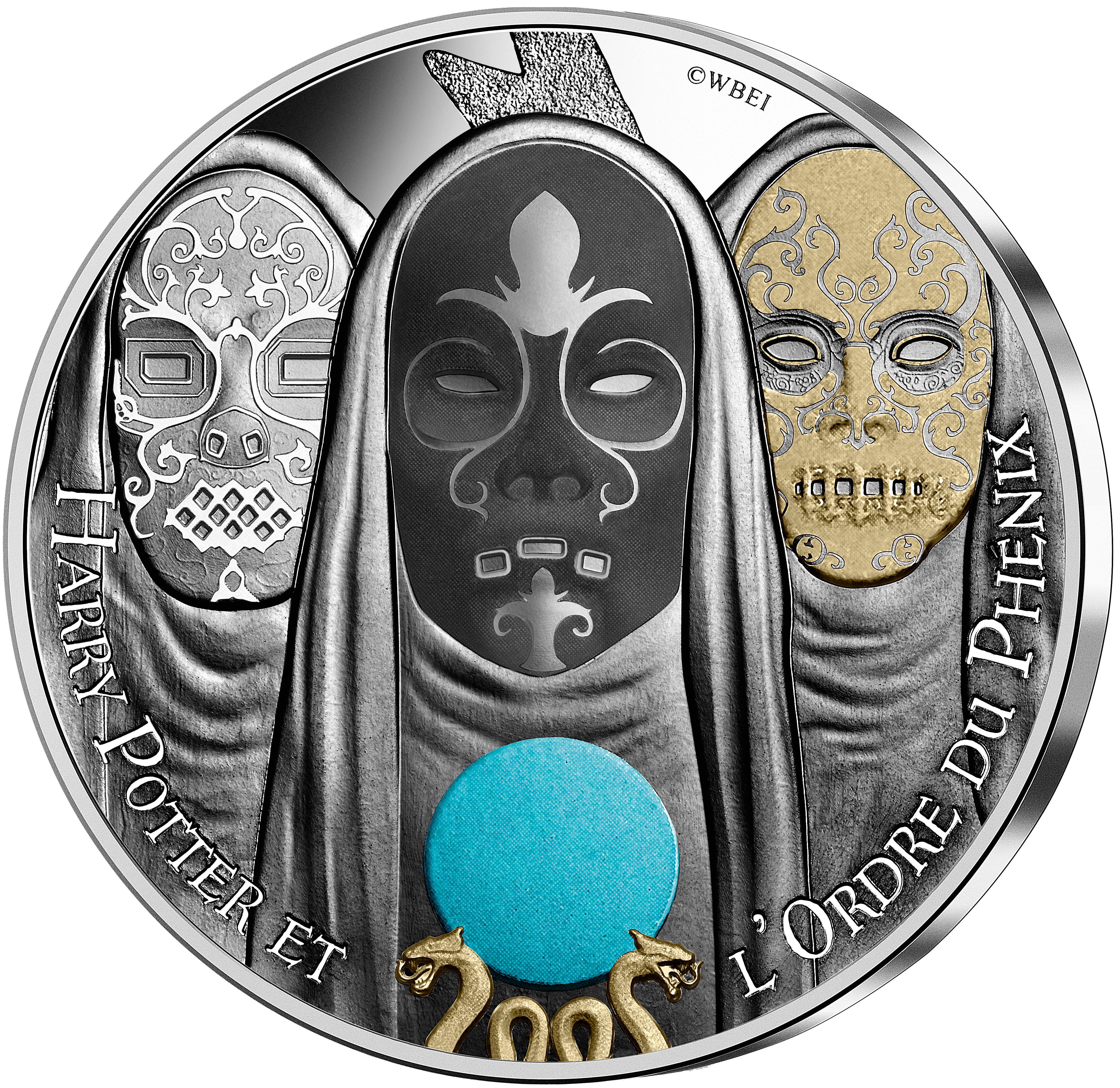 Monnaie officielle de 10 Euros en argent « Harry Potter et l'ordre du Phénix 10/18 » 2021
