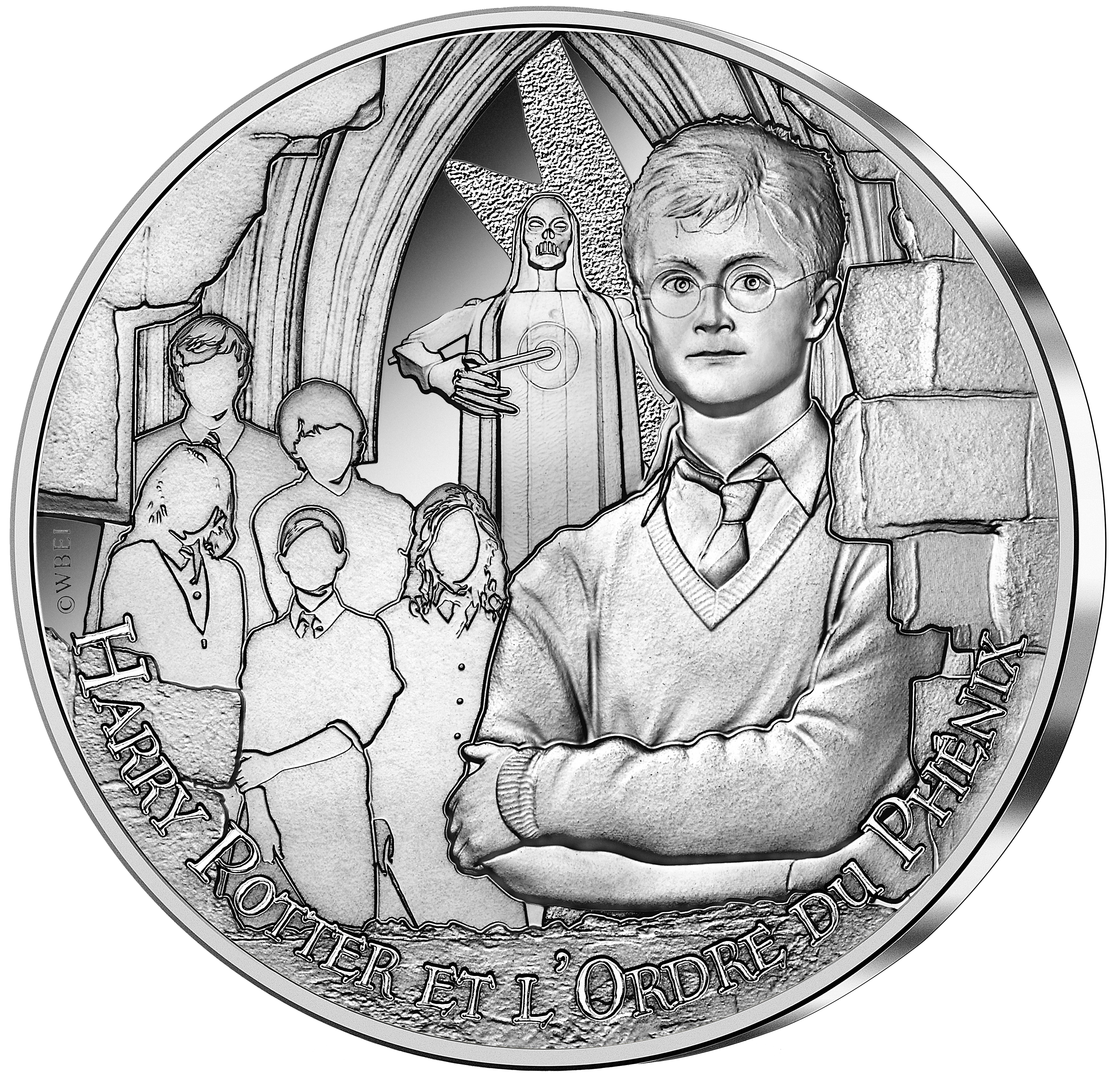Monnaie officielle de 10 Euros en argent «Harry Potter et l'ordre du Phénix 11/18» 2021