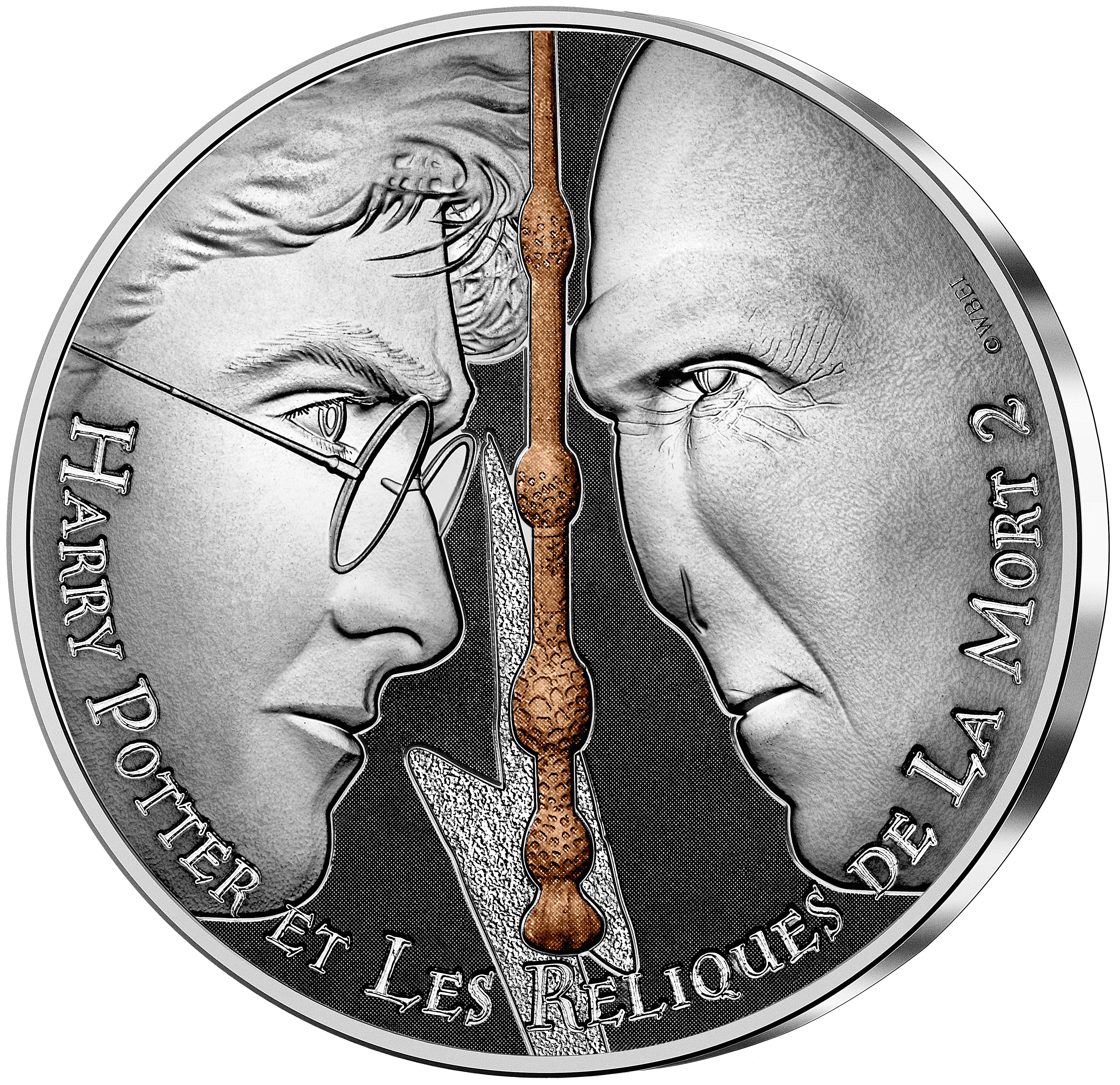 Monnaie officielle de 10 Euros en argent « Harry Potter et les reliques de la mort II 16/18 » 2021