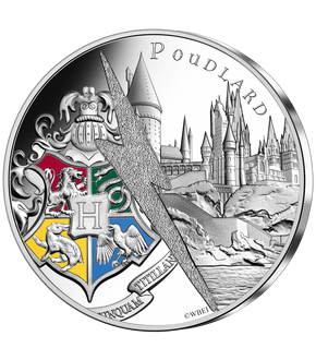 Monnaie officielle de 10 Euros en argent « Harry Potter - Château de Poudlard 18/18 » 2021