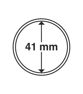 Münzkapseln GRIPS 41 mm, 10er Pack