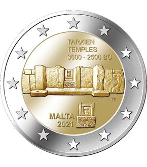 Monnaie de 2 Euros Malte 2021 «Tarxie »
