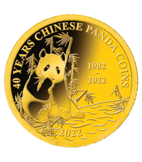 Monnaie de 10 dollar Panda, Salomon, en or le plus pur
