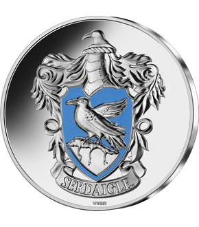 Set de 5 monnaies officielles de 10 Euros en argent «Harry Potter - Maisons» 2022