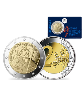 Monnaie de 2€ « Coupe du monde de Rugby » 2023 BU