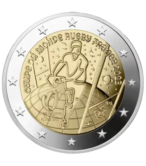 Les 2 Euros commémoratives, votre première livraison « Slovaquie» et « Coupe du Monde de Rugby » - 2 pièces pour le prix d'une !