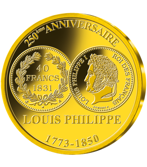 Frappe en or pur «40 Francs or Louis-Philippe»