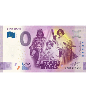 Billet Souvenir 0 Euros " Star Wars"