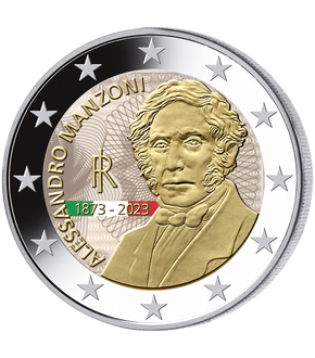 Italy 2€ 2023 Alessandro Manzoni coloriz