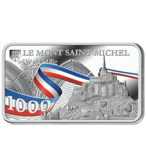 Les lingots du patrimoine français en argent pur, avec en 1ère livraison le lingot « Mont Saint Michel »