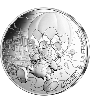 La monnaie de 10 Euros Argent Mickey Libre comme l'Air