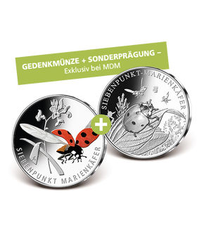 Sammlerclub – Ihr Start: 5-€-Münze und Sonderprägung „Marienkäfer“