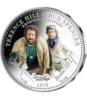 Terence Hill & Bud Spencer in „Das Krokodil und sein Nilpferd“ - Start in die offizielle Silber-Kollektion!