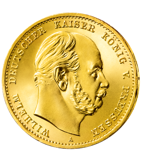 Die wichtigsten Goldmünzen des Deutschen Kaiserreichs - Startlieferung »Kaiser Wilhelm I.«