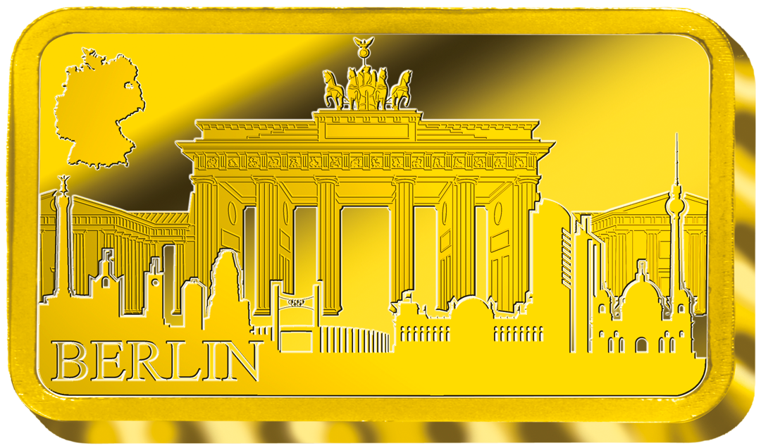 Goldbarren-Edition "Deutsche Wahrzeichen"- Ihr Start "Brandenburger Tor"!