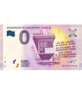 Billet Souvenir 0 Euros « Checkpoint Charlie »