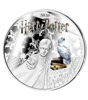 Monnaie officielle argentée «Harry Potter»
