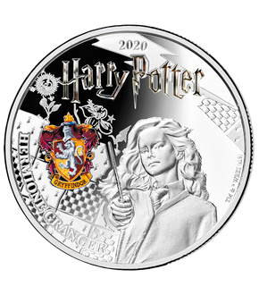 Monnaie officielle argentée et colorisée «Harry Potter -  Hermione Granger» 2020