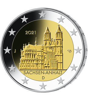 Bund Sachsen-Anhalt 2 Euro 2021 J st