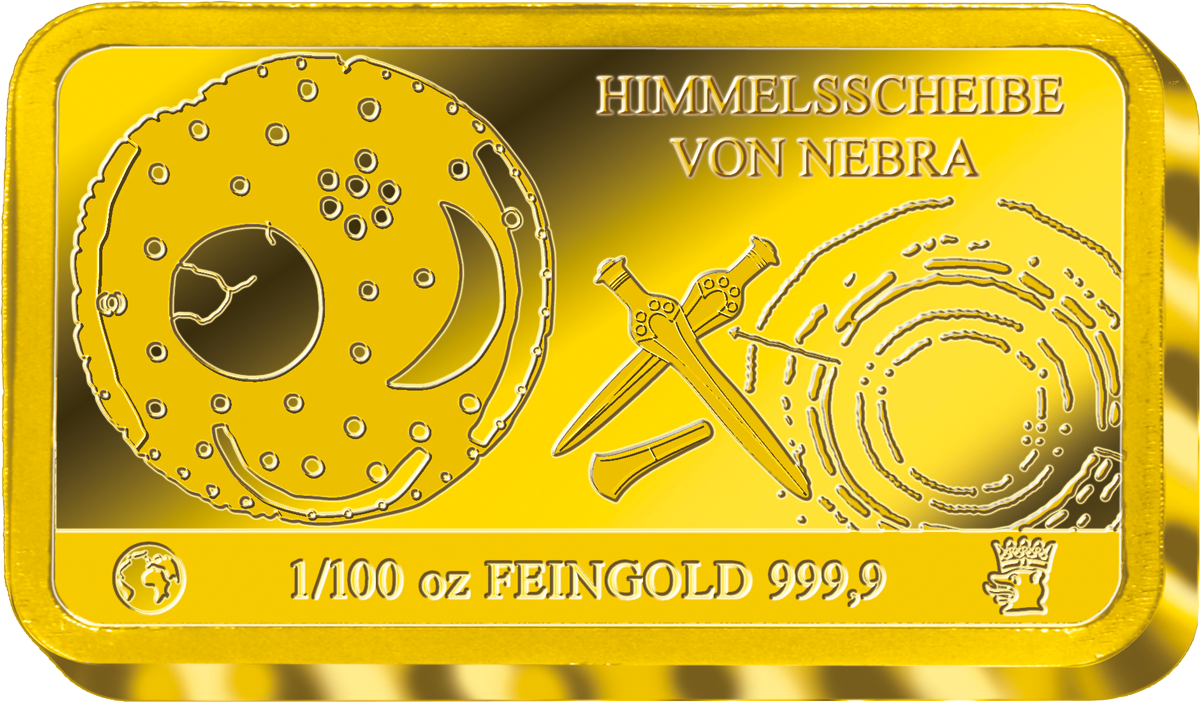 „Himmelsscheibe von Nebra“ – Ihr Start in die faszinierende Goldbarren-Kollektion!