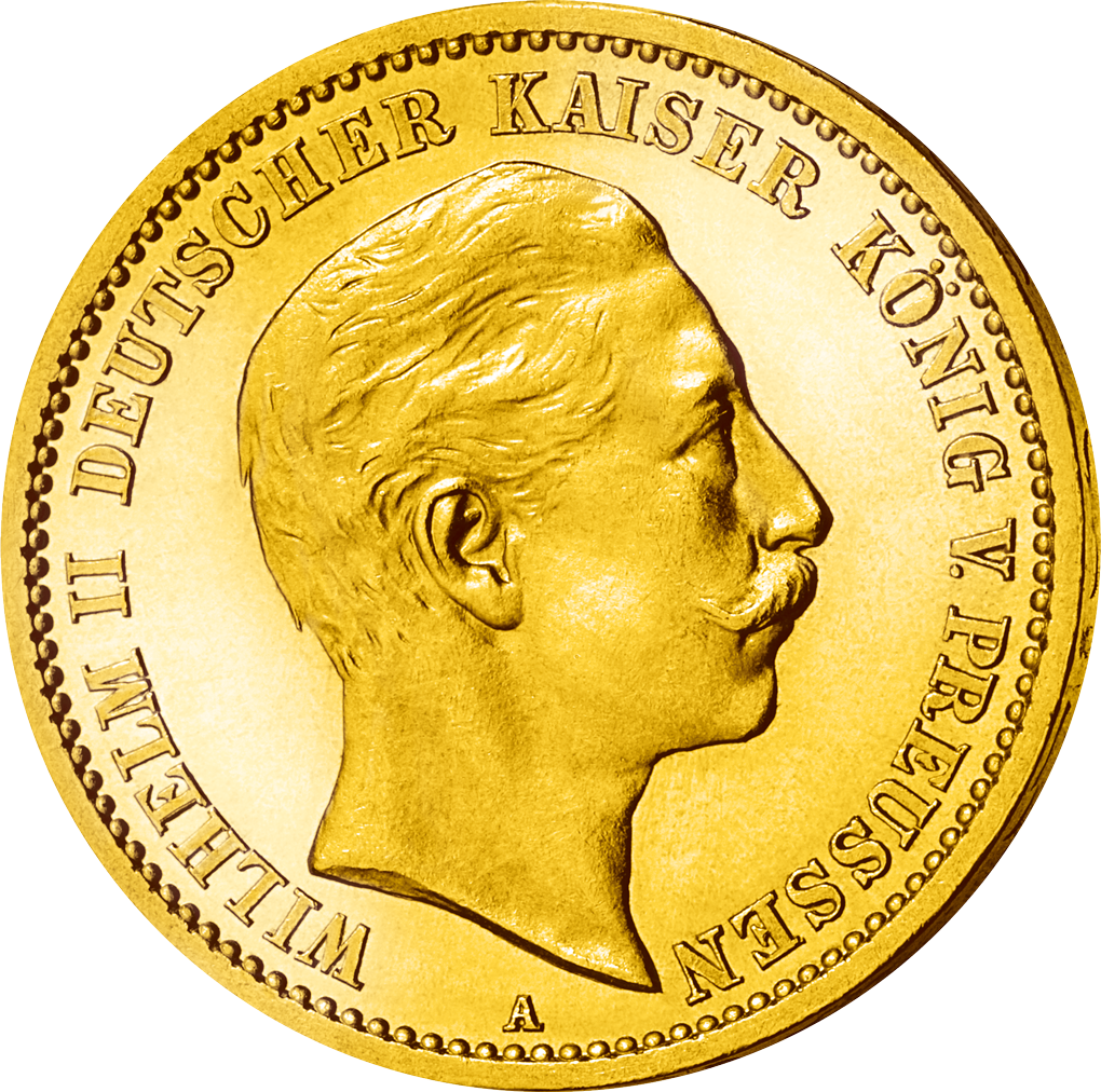 Das Gold der letzten deutschen Kaiser – Ihr Start: 10 Mark Kaiser Wilhelm II.