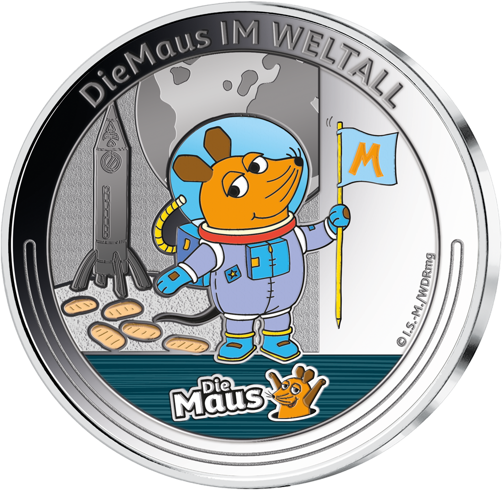 Offizielle Silber-Jubiläumsausgabe "DieMaus - Maus im All“