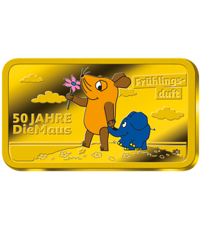 Goldbarren-Kollektion "50 Jahre DieMaus" - Ihr Start: "Frühlingsduft"