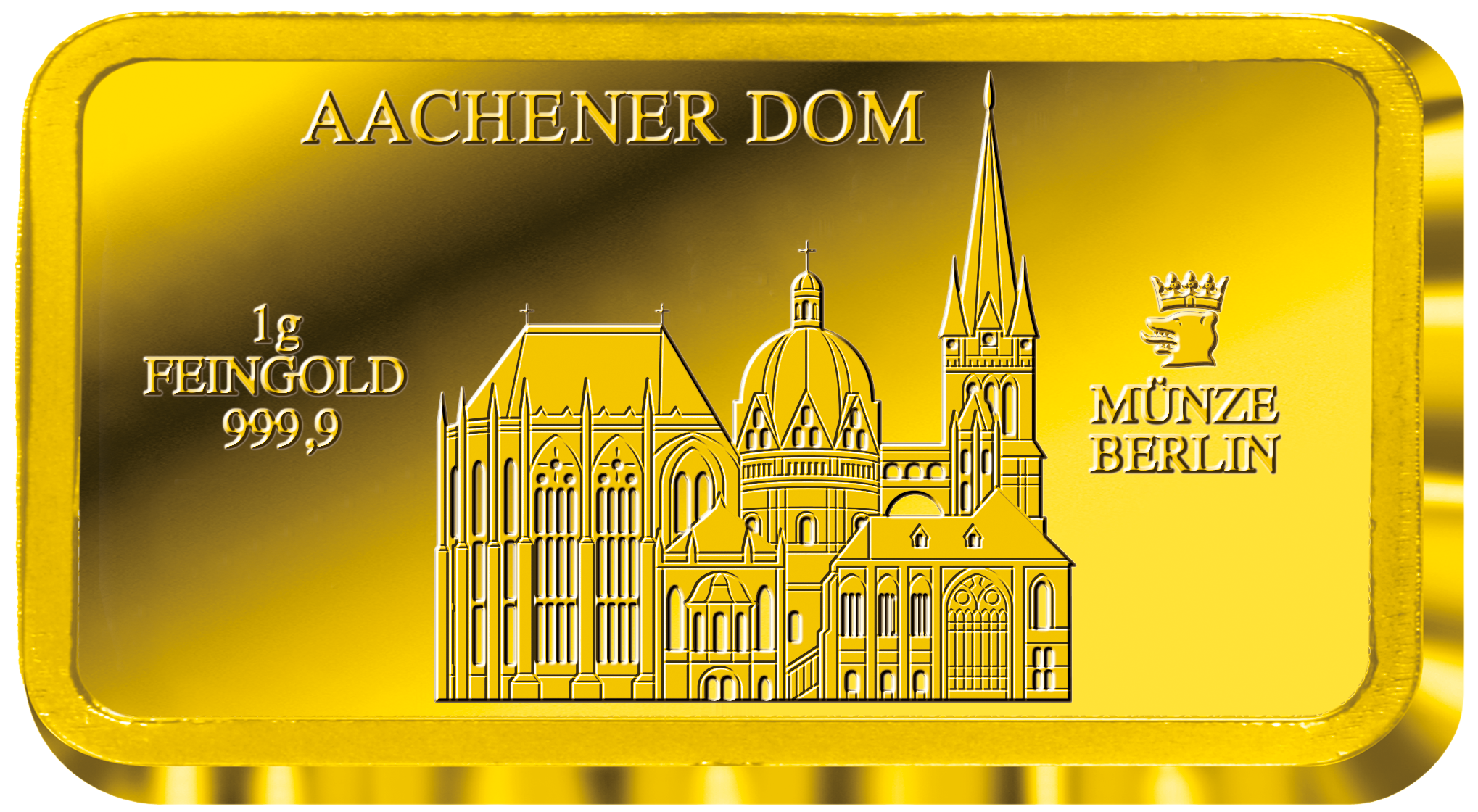 Goldbarren-Edition „Deutschlands Weltkulturerbe“ – Start: „Aachener Dom“