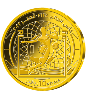 Die Goldmünzen zur FIFA Fussball-Weltmeisterschaft 2022™