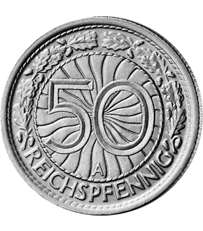 Die begehrtesten Münzen der Weimarer Republik – Start: 50 Reichspfennig
