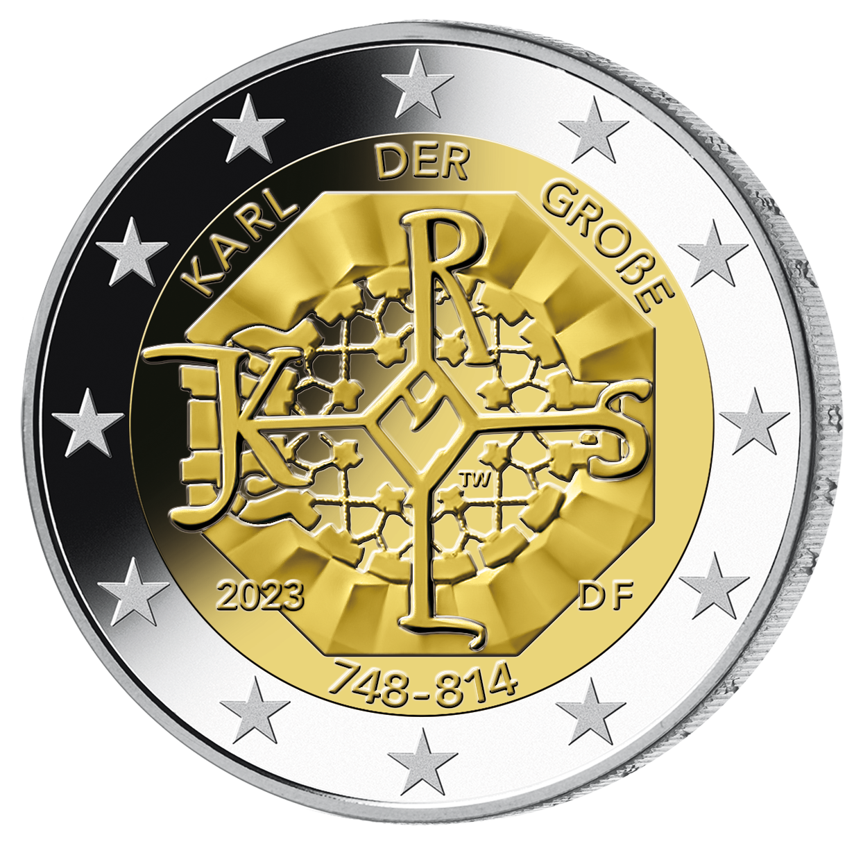 2 Euro Mnze Karl Der Grosse 2023 Wert