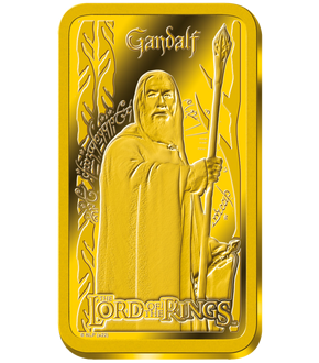 Die offizielle „Herr der Ringe“-Goldbarren-Edition – Start: „Gandalf“!