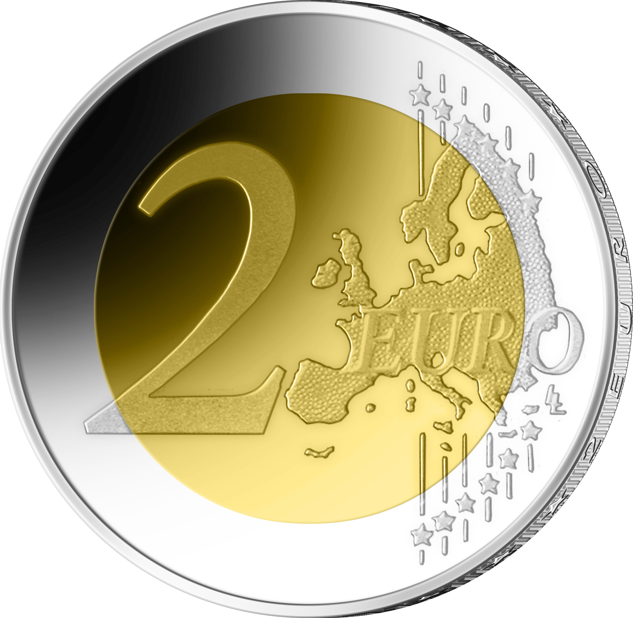 2-Euro-Gedenkmünzen Saarland 2025 - Rückseite