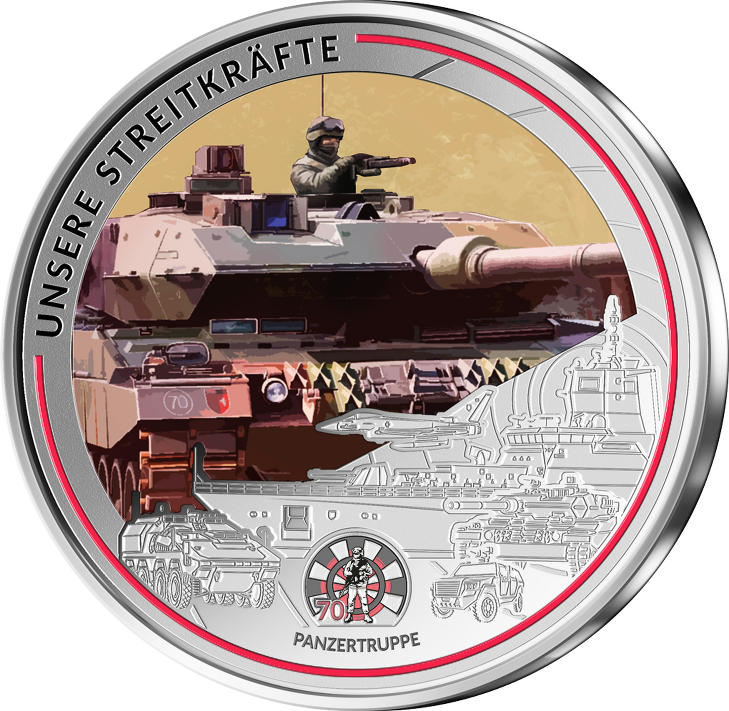 unsere-streitkraefte-panzertruppe-silberpraegung