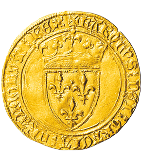 Frankreich Ecu d'or 1380-1422 Karl VI.