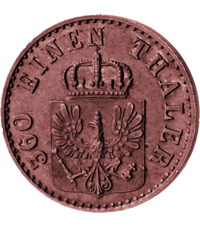 Preußen 1 Pfennig 1841-1860 Friedrich Wilhelm IV.