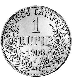 Deutsch-Ostafrika 1 Rupie 1904 - 1914 Wilhelm II.