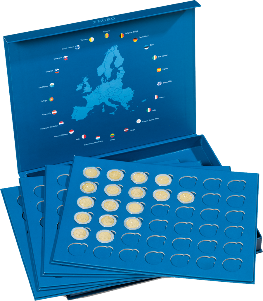 Münzkassette Presso für bis zu 168 2-Euro-Münzen