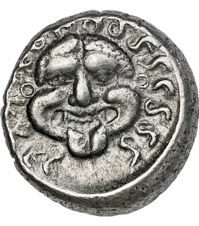 Thrakien Drachme 450 - 300 v. Chr. 'Haupt der Medusa'