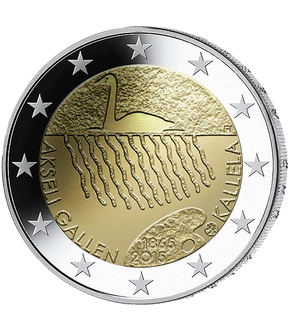 Monnaie de 2 Euros «150e anniversaire de la naissance de Akseli Gallen-Kallela» Finlande 2015