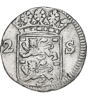 Historische Silbermünze aus der niederländischen Provinz Westfriesland
