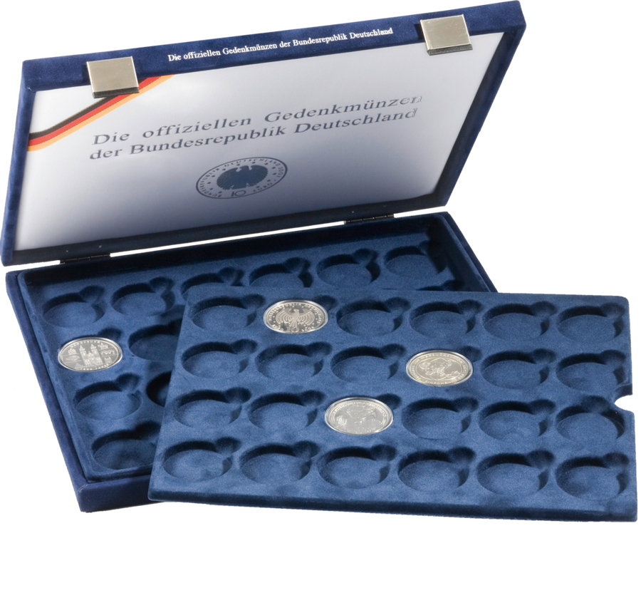 Edle Münzkassette für 10 Euro Münzen